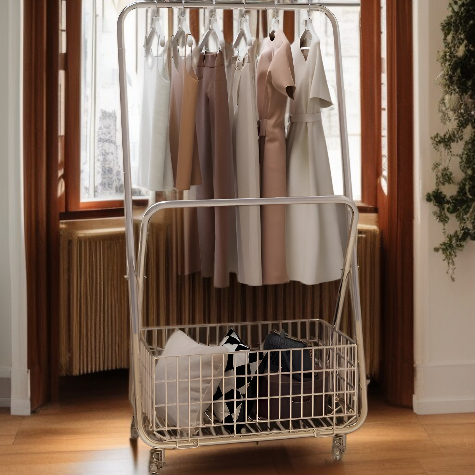 علاقة ملابس سميكة لتعليق الملابس بأمان