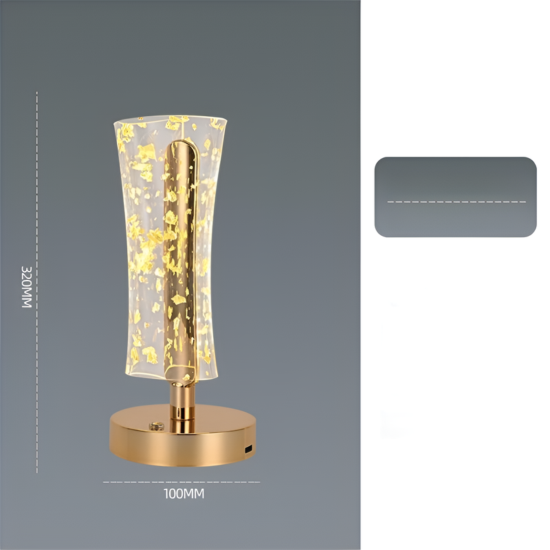 Lámpara de cabecera nórdica con forma de mariposa creativa