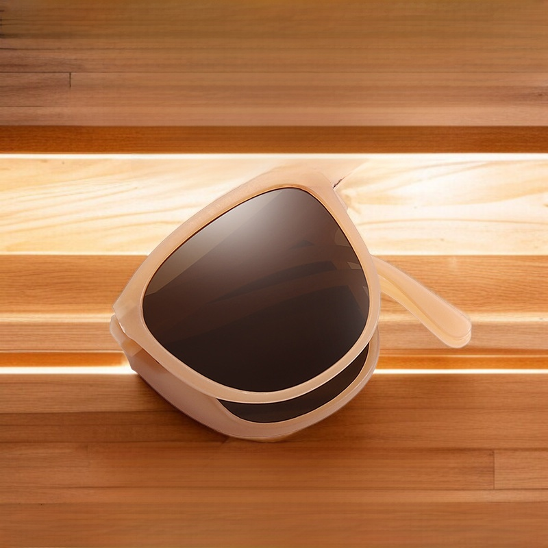 여성 휴대용 접이식 선글라스 패션 편광 선글라스 자외선 차단 편광 접이식 선글라스