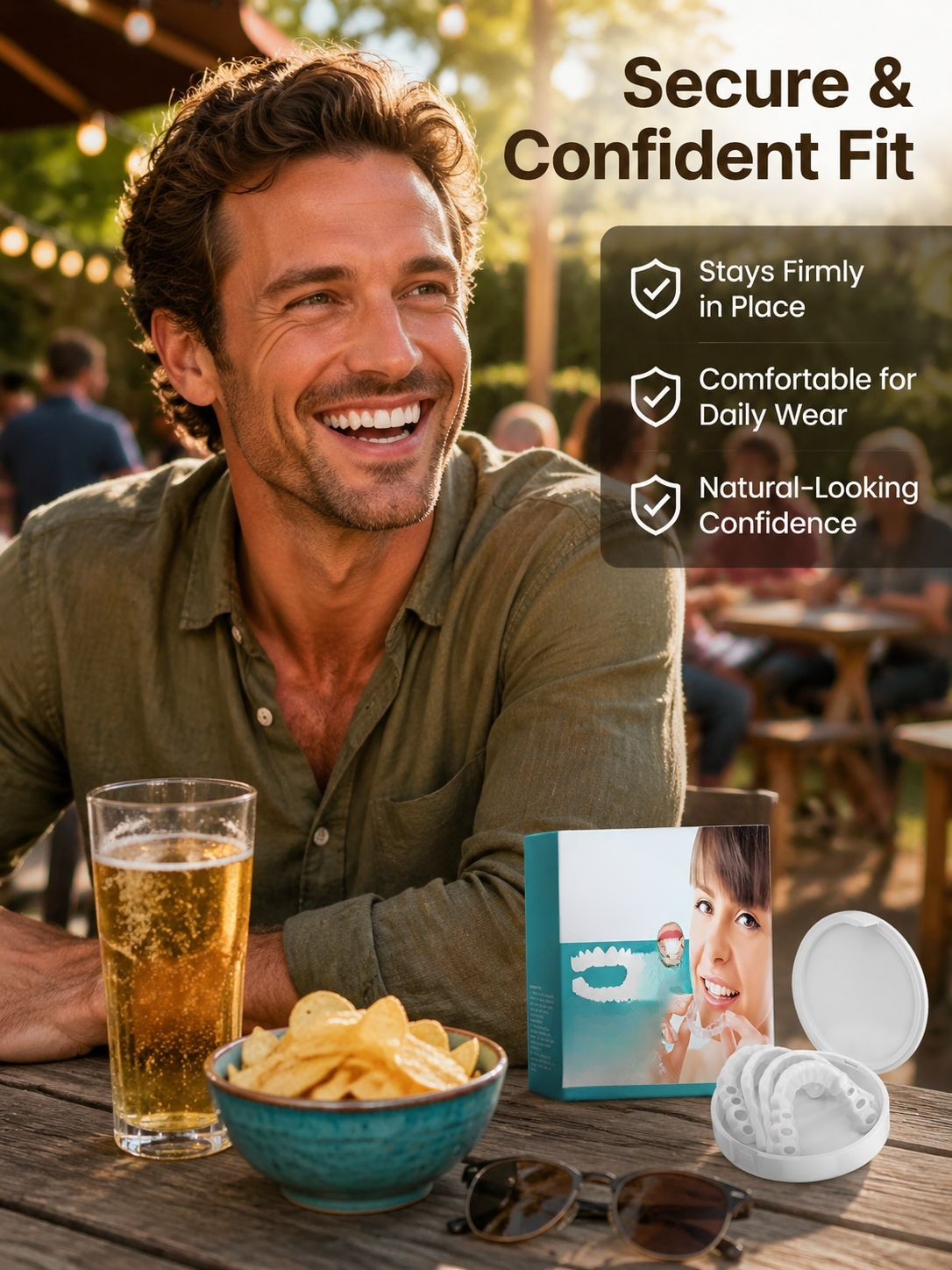 Flexible and easy-to-use clip dentures