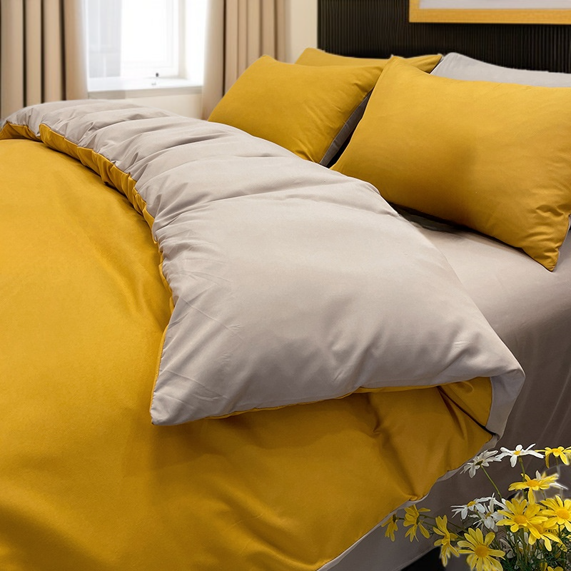 洗った綿の寝具