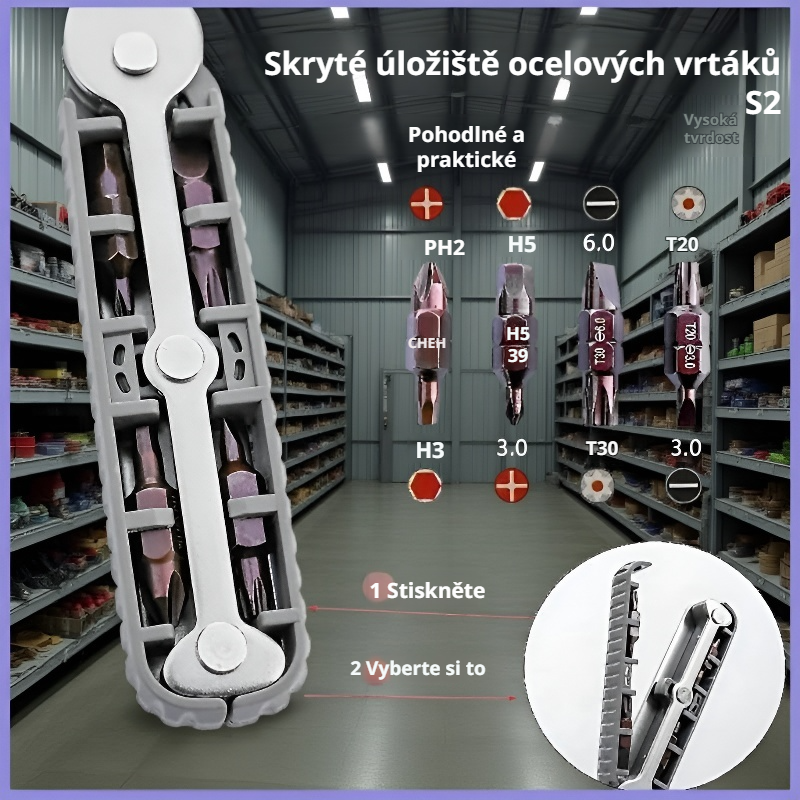 Multifunkční šroubovák pro domácnost