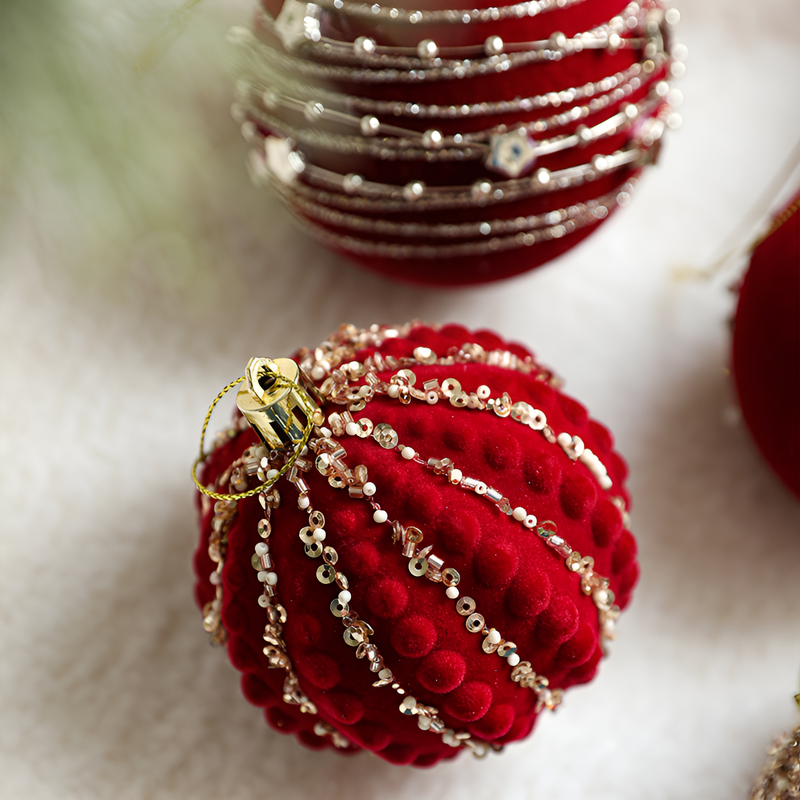Burgundy pendant decoration