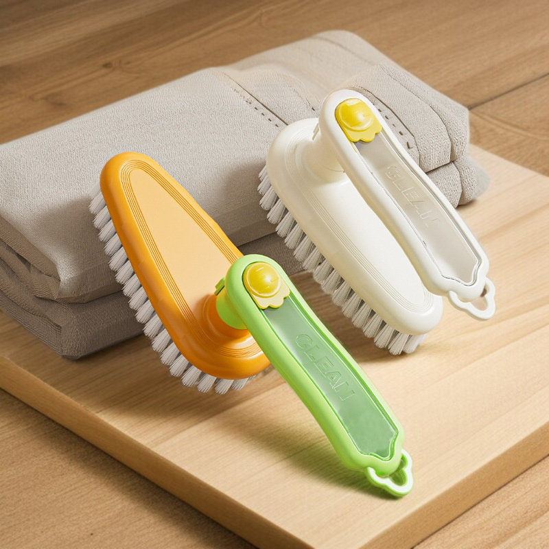 가정용 회전식 액화 소프트 퍼 브러쉬 투인원 청소 브러쉬 암호화 오염 제거 브러쉬 가정용 청소 도구