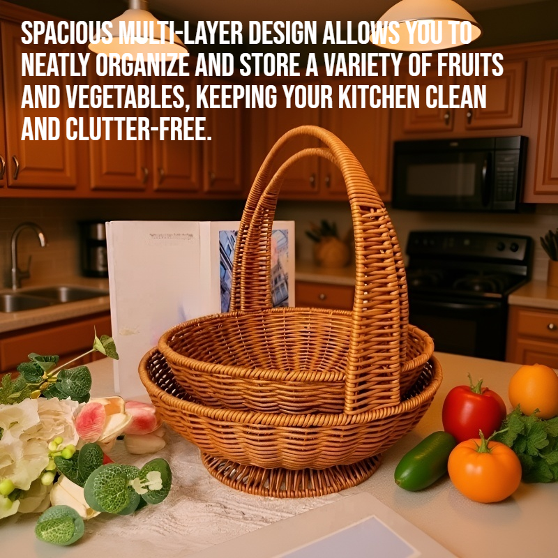 Kitchen Fruit and Vegetable Storage Basket