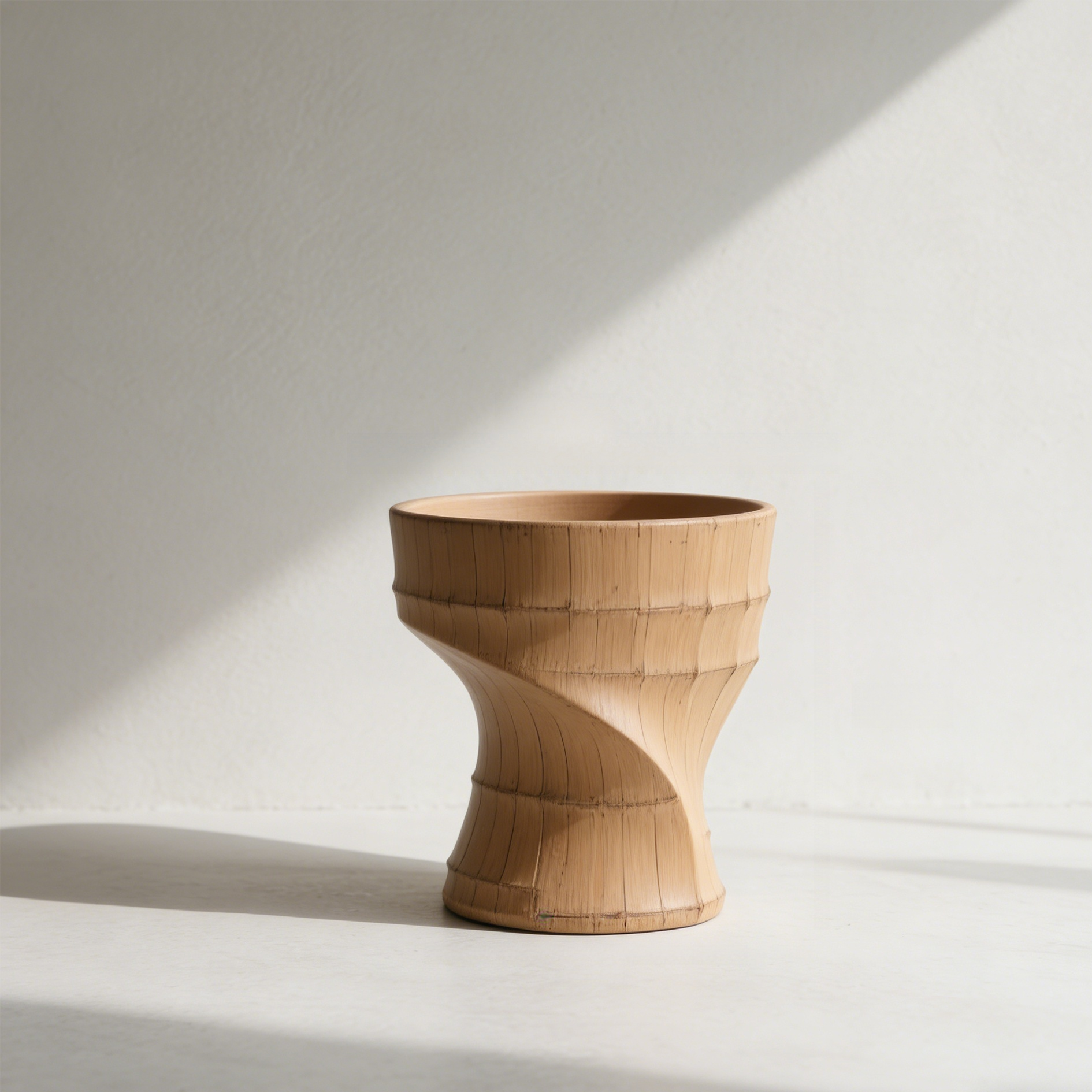 เซ็ตกระถางไม้ไผ่สำหรับปลูกต้นไม้ (3 ชิ้น)