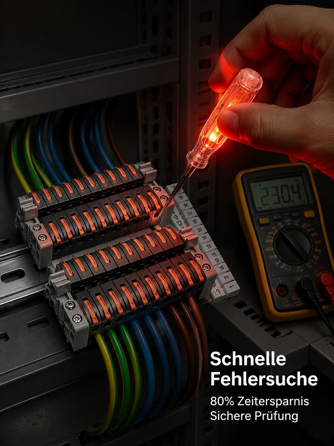 Robuster Druckanschluss-Verteilerblock für Industrieanwendungen