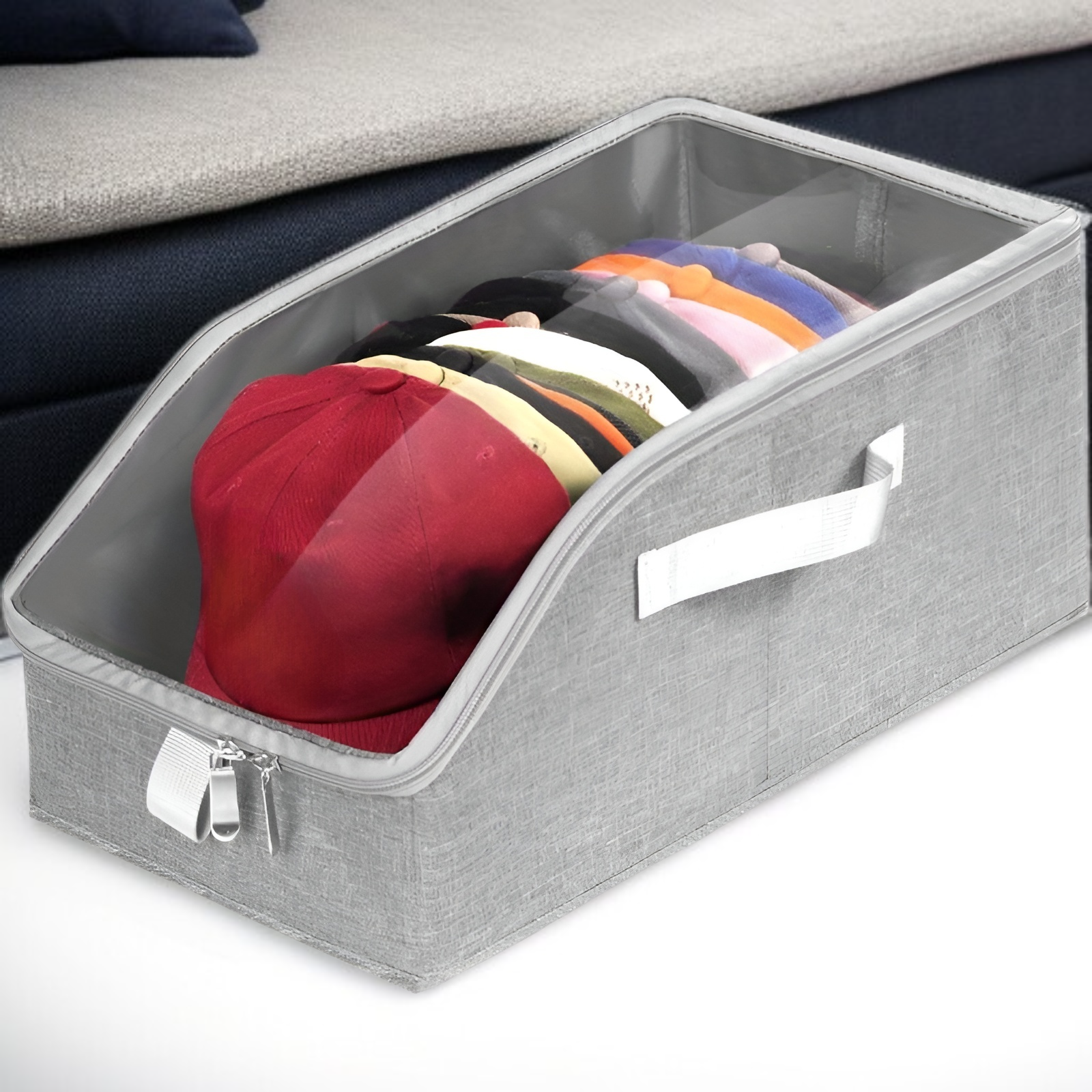 야구 모자 정리함 공간 활용 예시