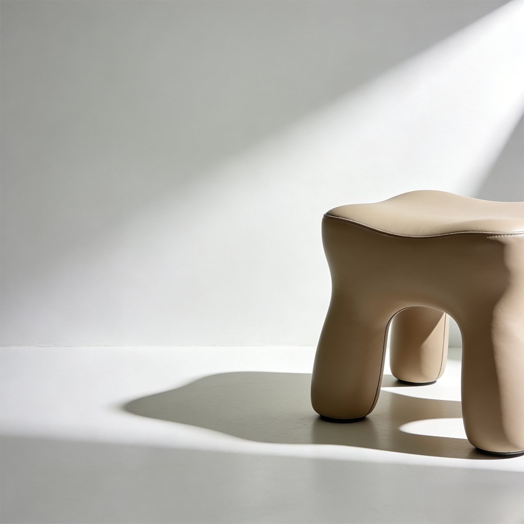 家庭用レザー小椅子