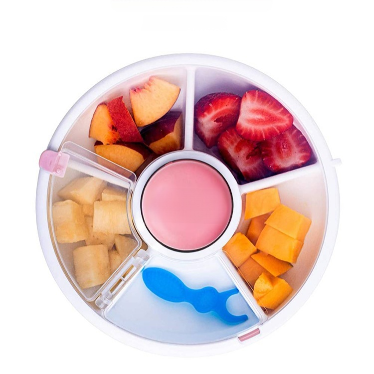 Rotating Snack Container with Lid