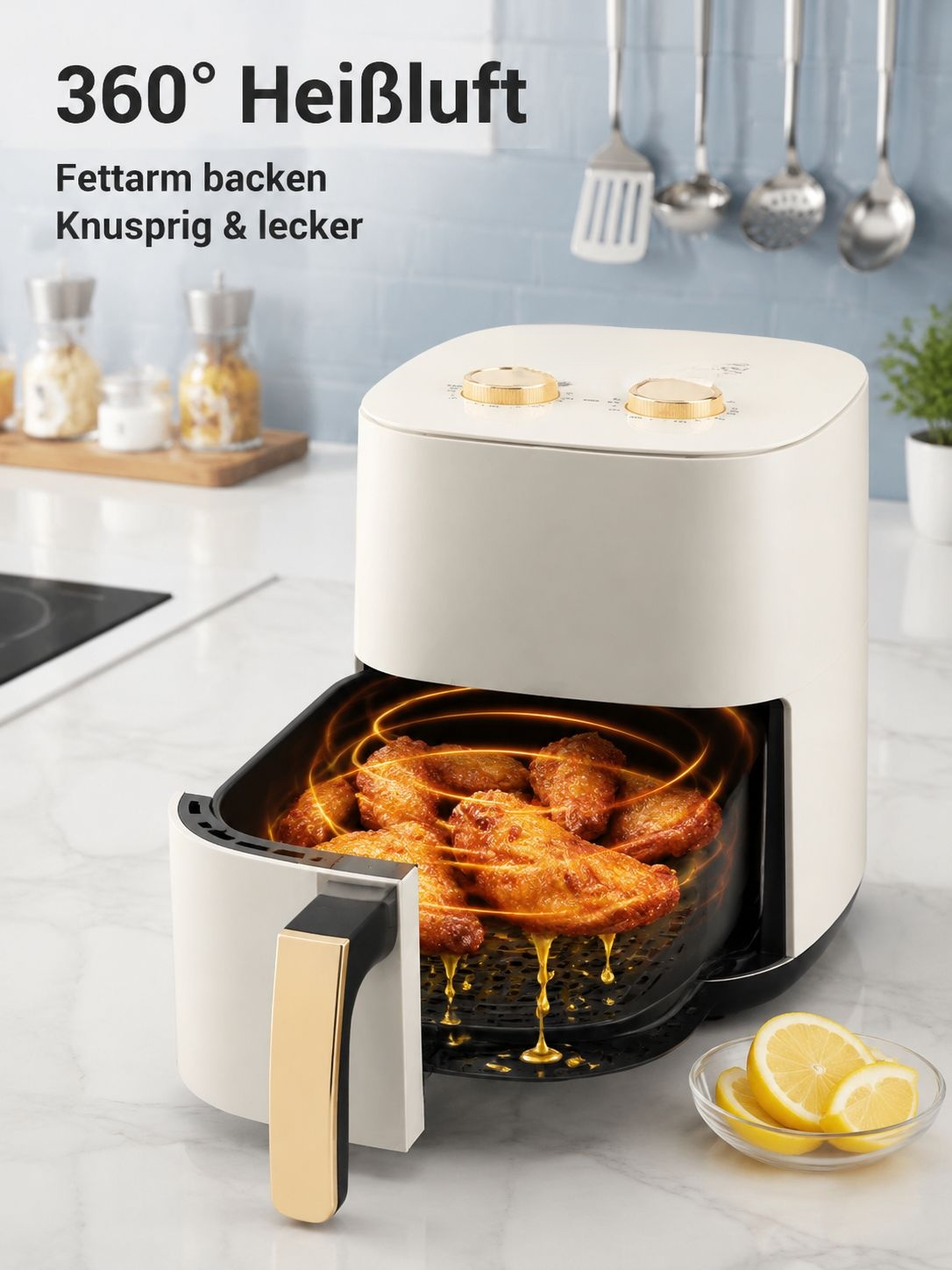 Multifunktionaler Heißluftfritteuse Backofen