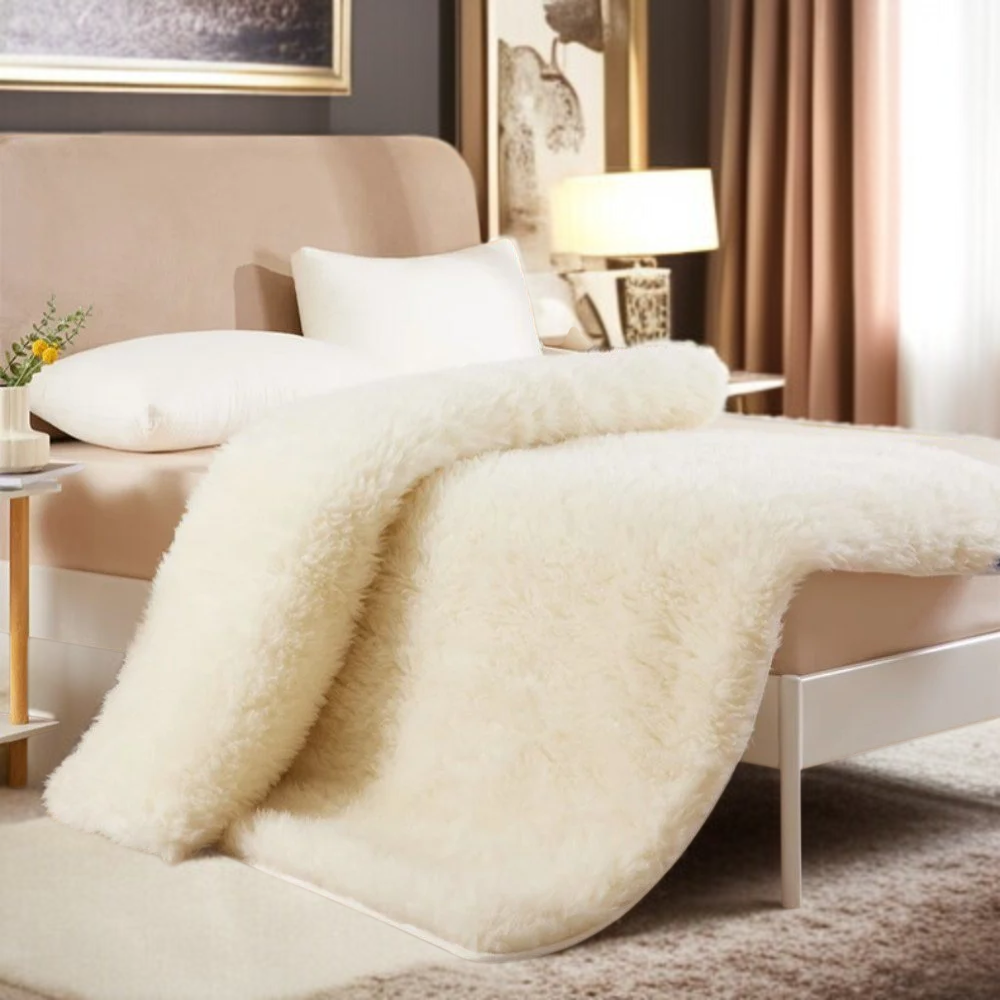 양털 침대 매트 쿠션 집방 캐시미어 매트리스 쿠션 매트리스 홈 방적 울 매트리스