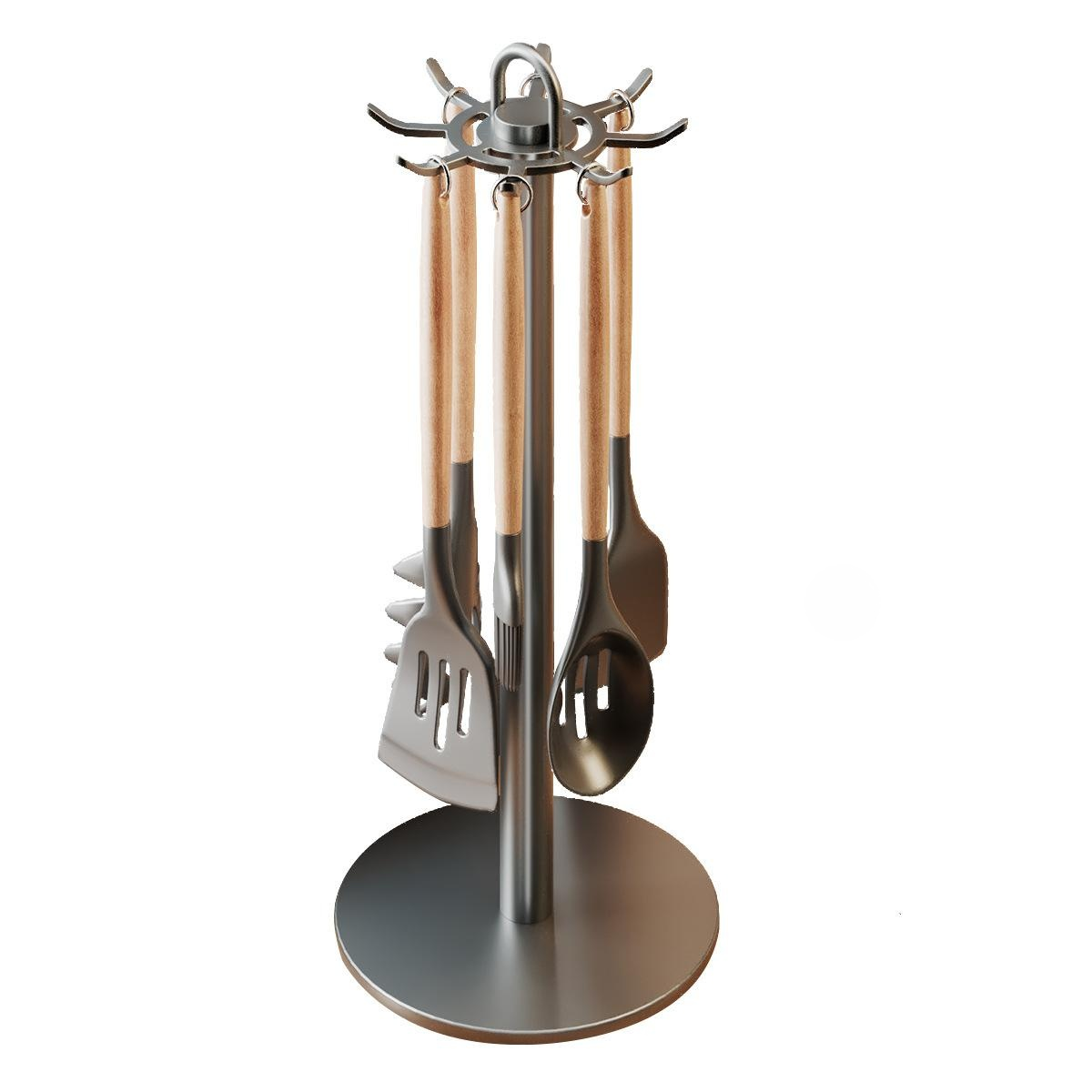 다용도 회전 주방 걸이 국자 거치대