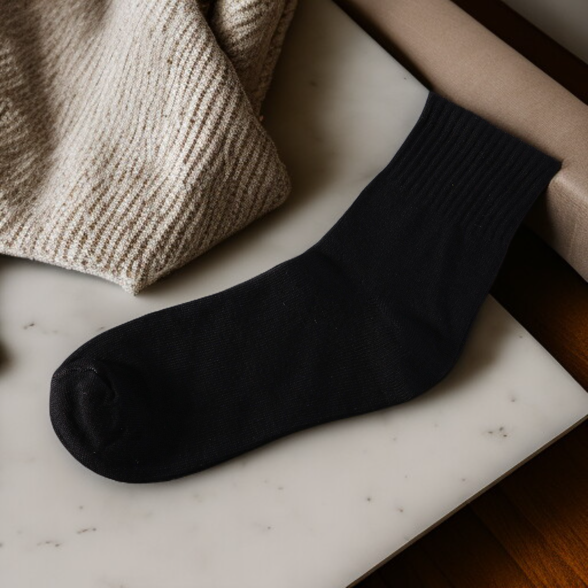 男性用スポーツソックス 快適な通気性