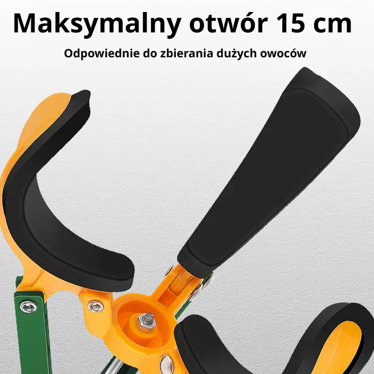 Miękka silikonowa zrywaka owoców z trzema chwytakami