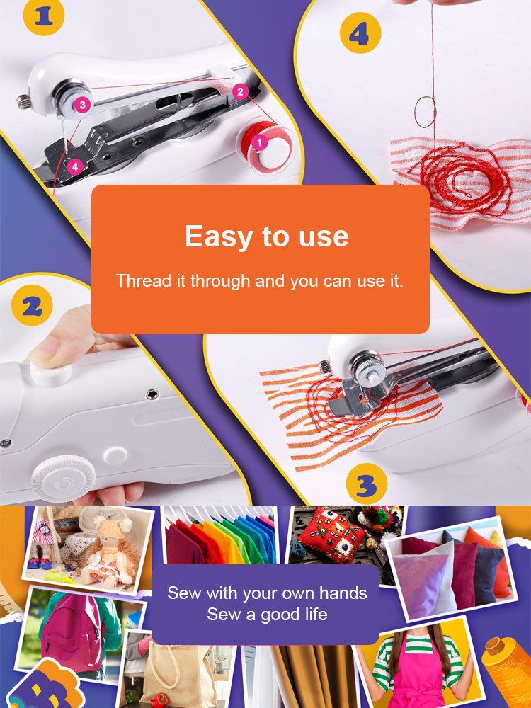 Portable Handheld Mini Sewing Machine