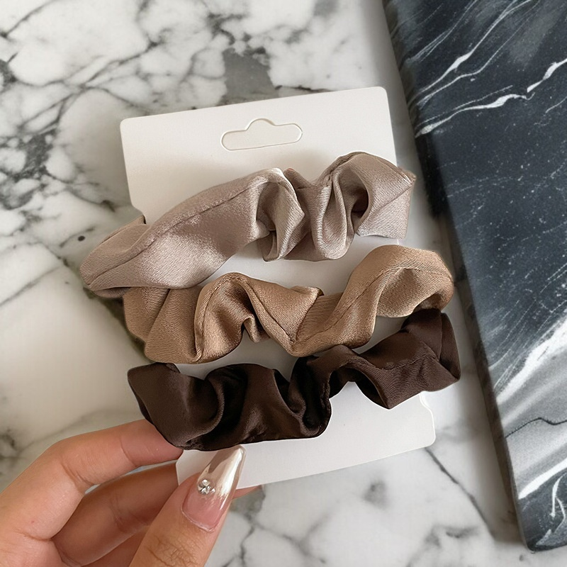 고급스러운 새틴 소장 헤어밴드 여자 헤어밴드 고탄력 내구 헤어밴드