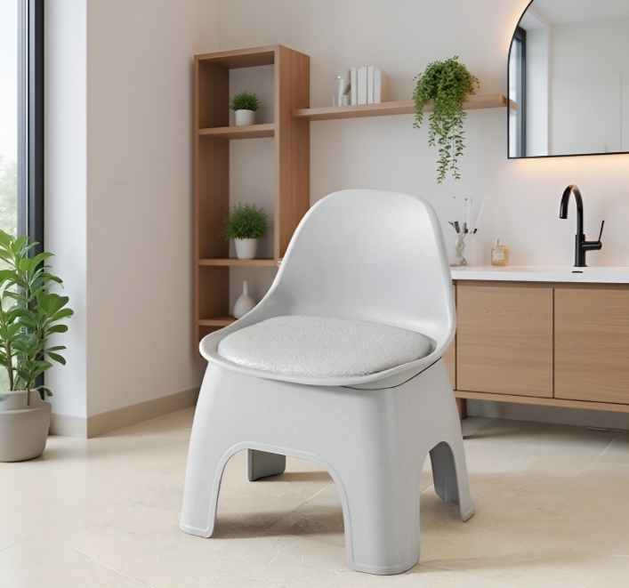 분리형 의자 소재와 마감