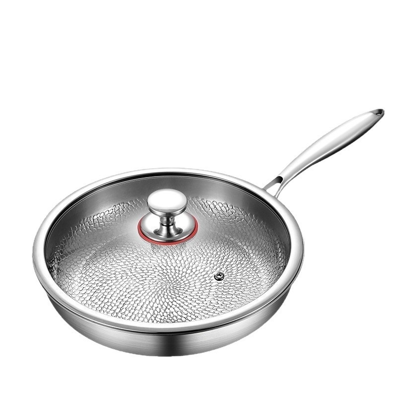 Uncoated Non-Stick Frying Pan