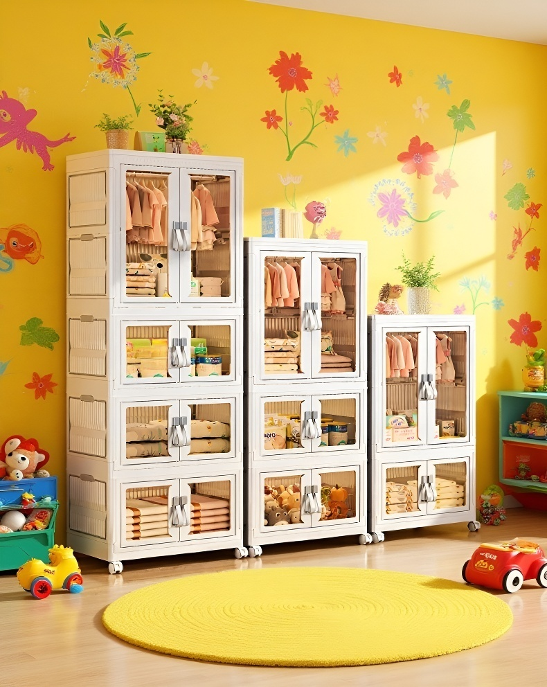 쉽게 접을 수 있는 캐비닛 기능