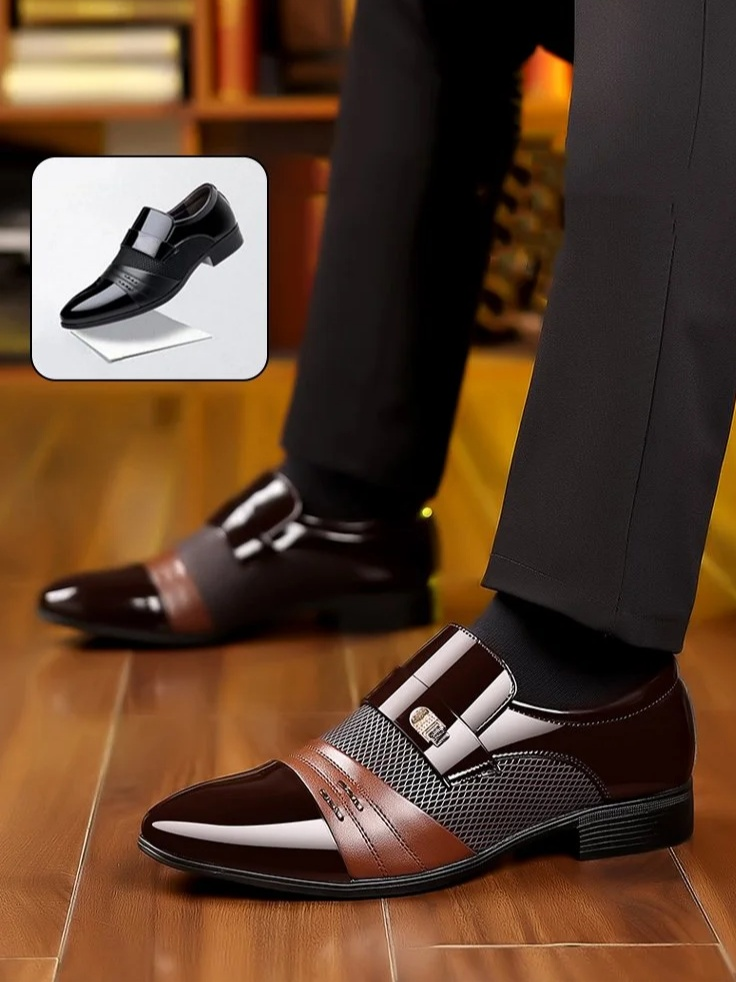 Fashion Patchwork-Lederschuhe
