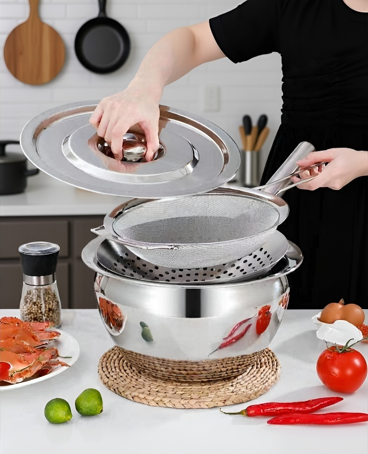 パスタ調理用ストレーナーメッシュ