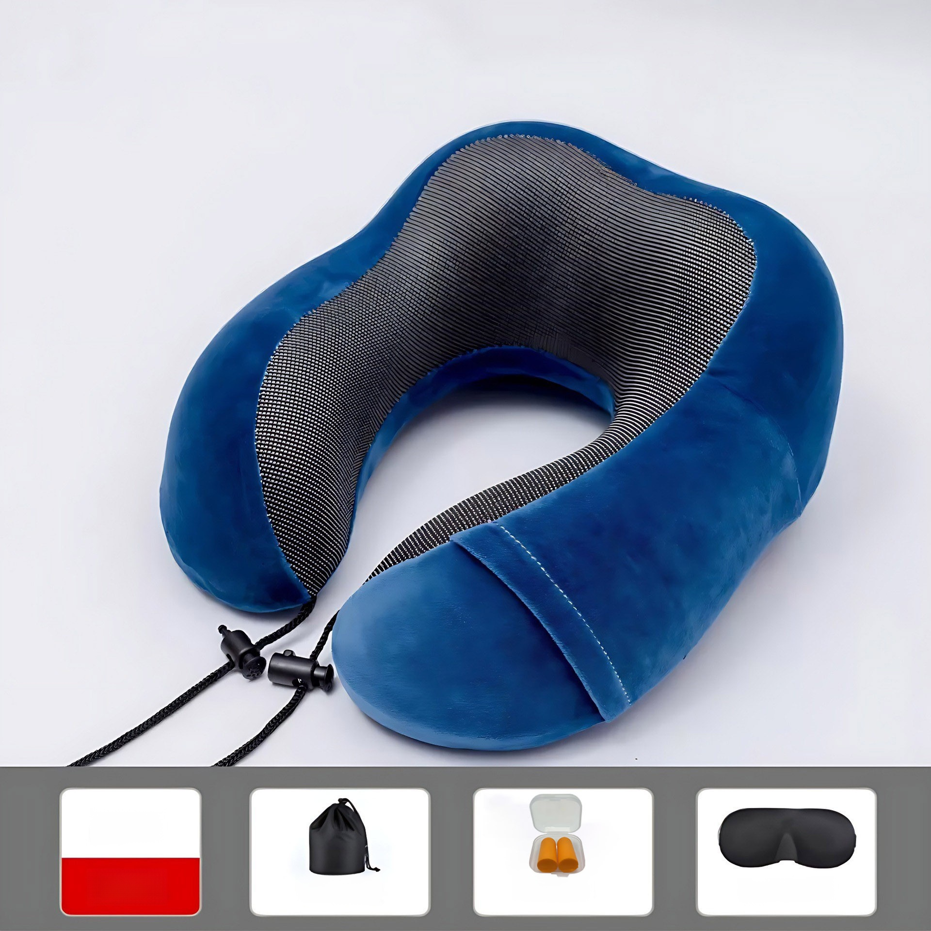 Portable Travel Memory Foam Neck Pillow