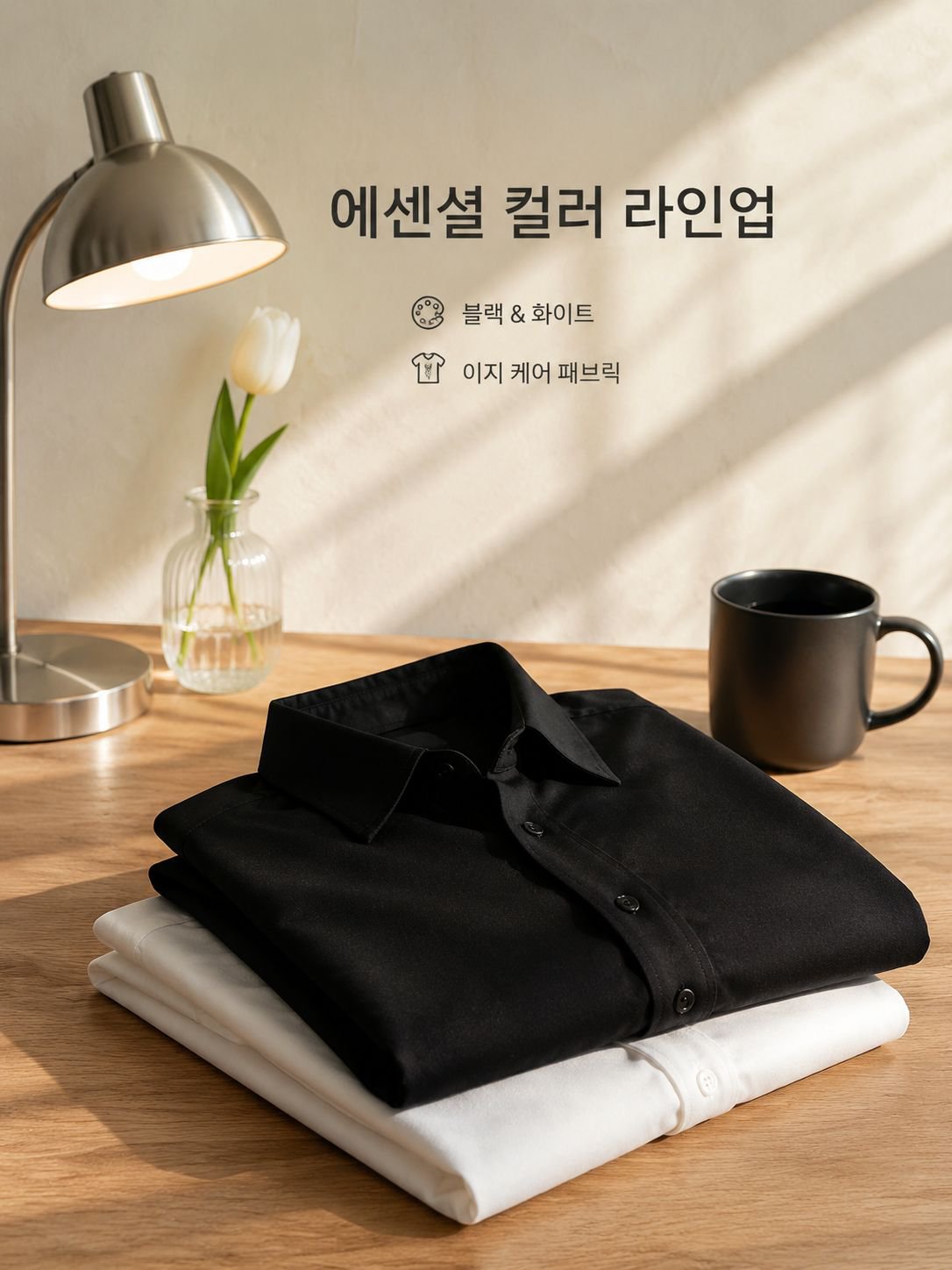 남자 여름 반팔 드롭 캐주얼 루즈핏 셔츠