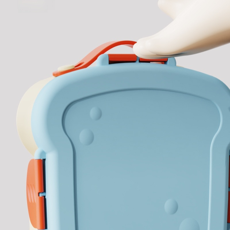 Lonchera con forma de pan