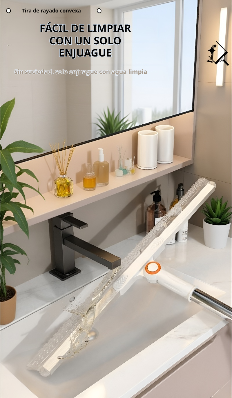 Escoba doble cara perfecta para baños y cocinas