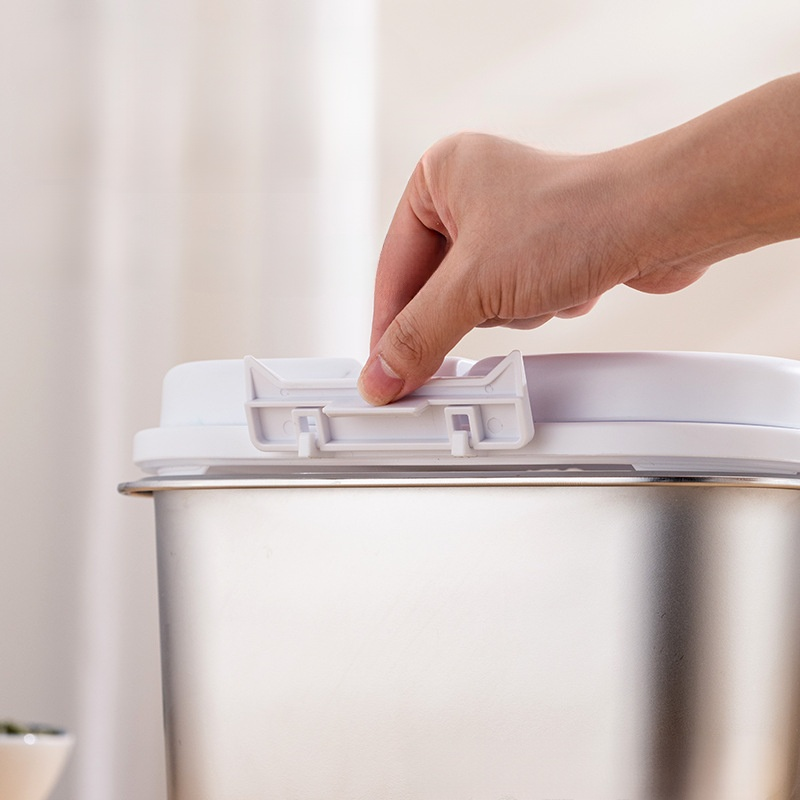 Thickened Stainless Steel Multi-functional Sealed Rice Storage Container