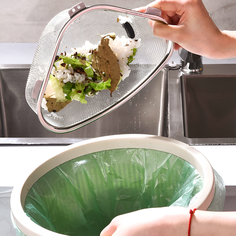 Sink drain basket stainless steel drain filter screen for household use
