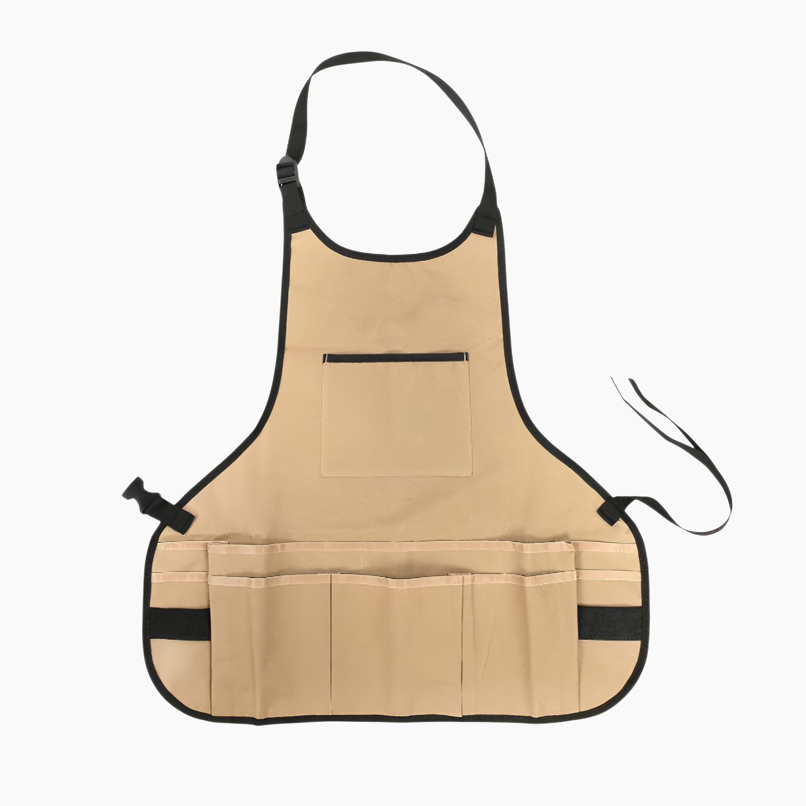ガーデンツールエプロン 大容量 ガーデニング 収穫用エプロン マルチポケット 自動車修理 マスター作業服