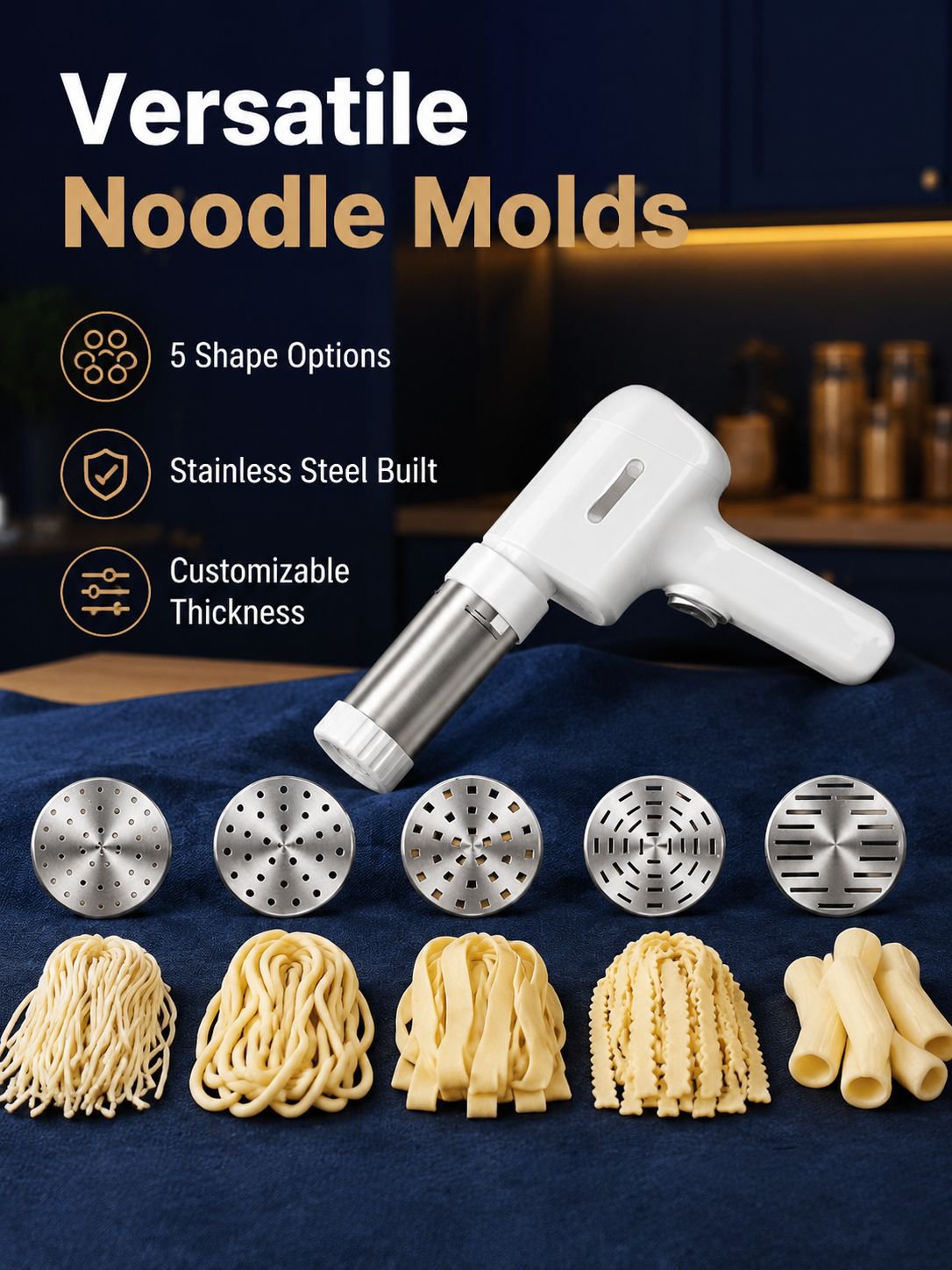 Handheld Noodle Maker Household Mini Pasta Machine