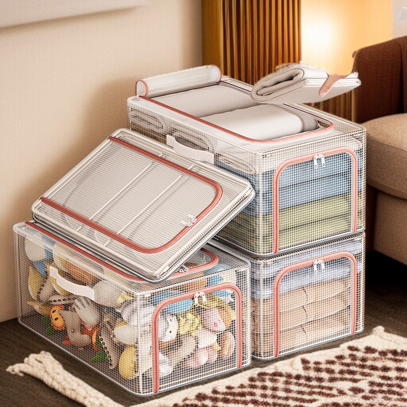 Organizador de ropa transparente para armario