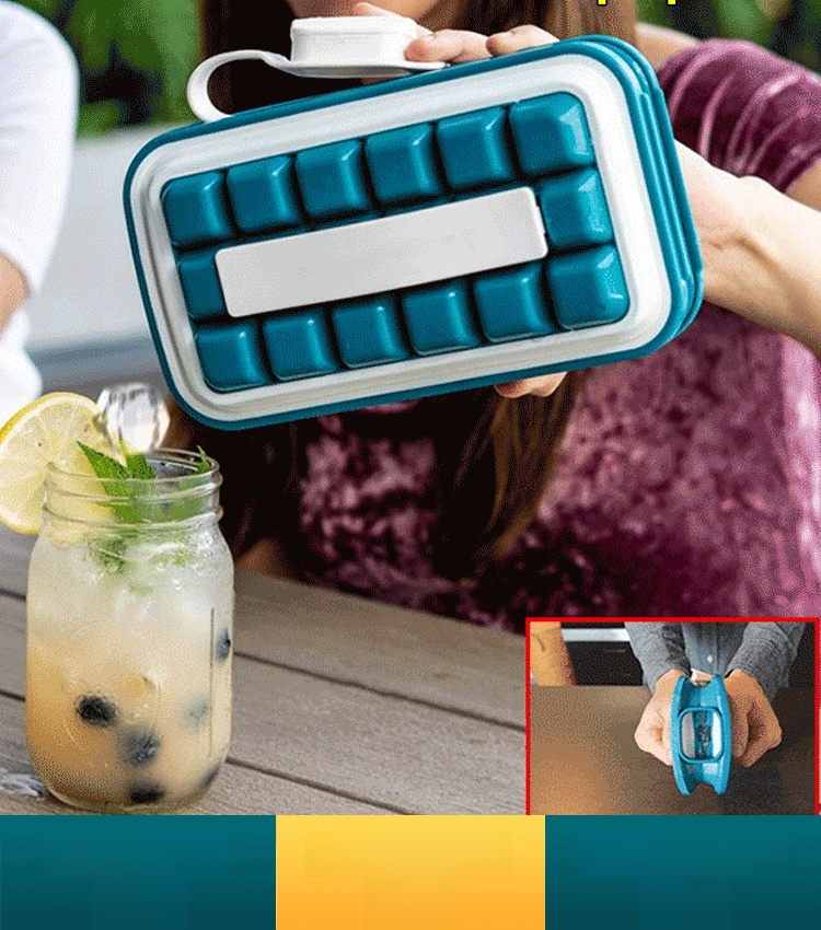 Detachable domestic ice tray