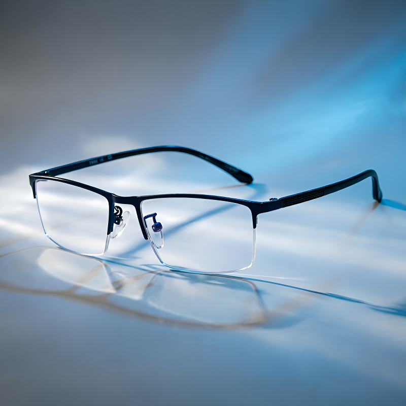 Intelligente, selbsttönende und ultraleichte Herrenbrille mit variablem Fokus