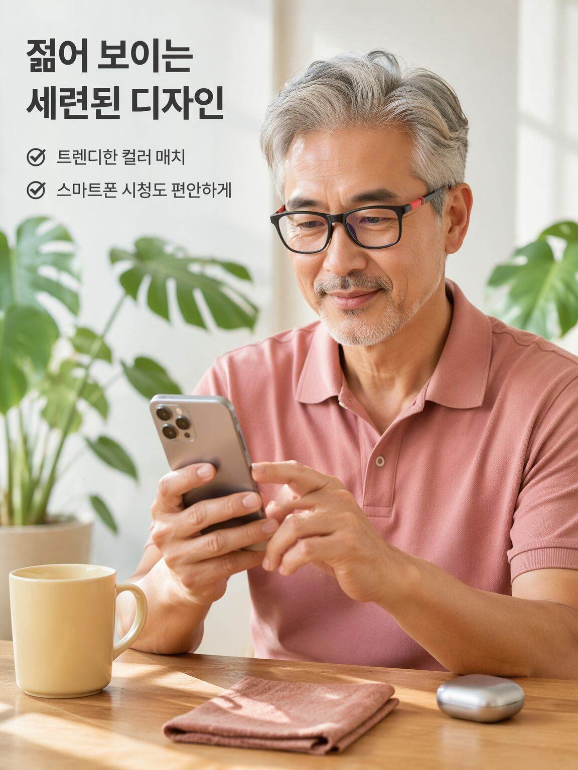패션 초경량 고화질 스포츠 돋보기 안경