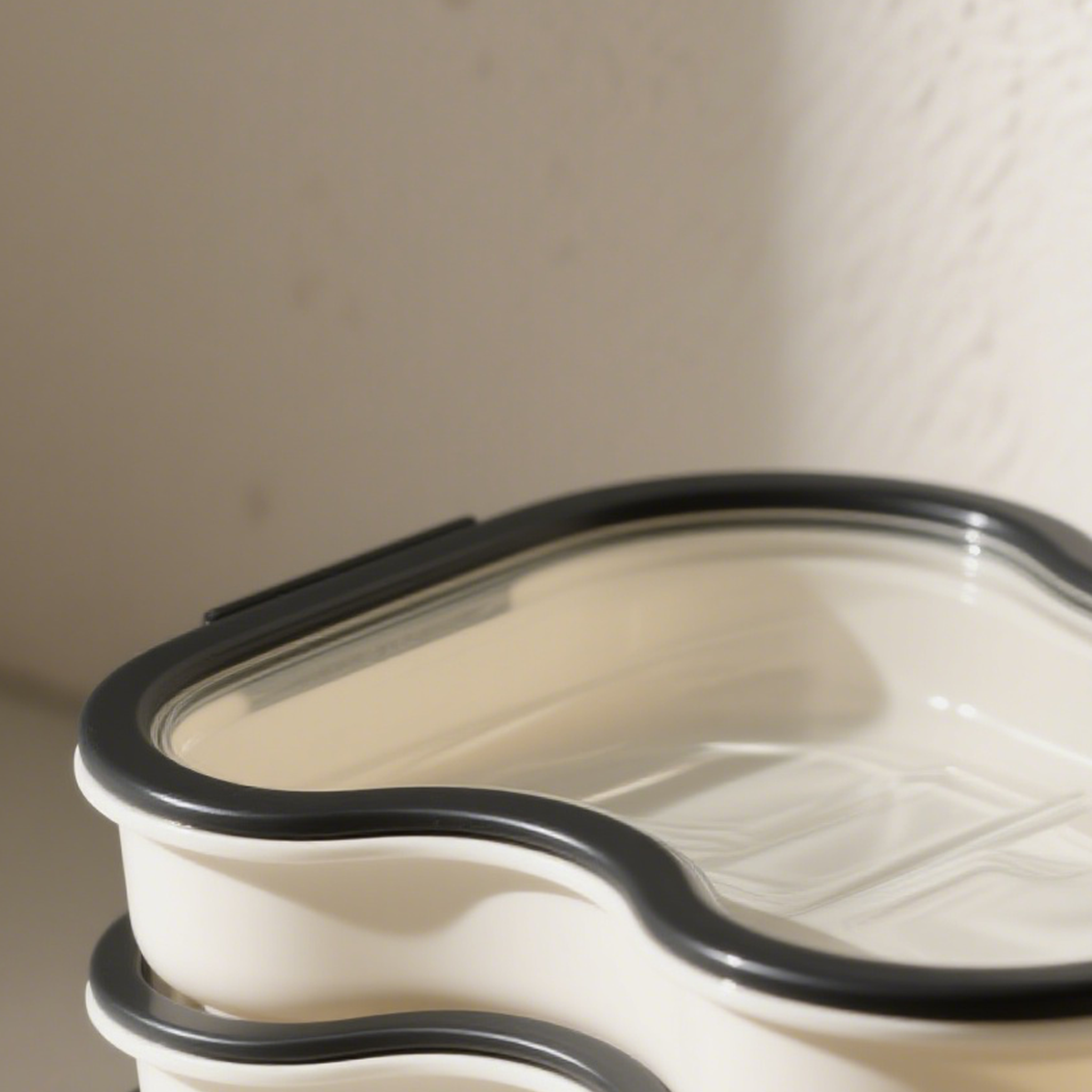 Contenedores plásticos para almacenar alimentos (pack de 3)