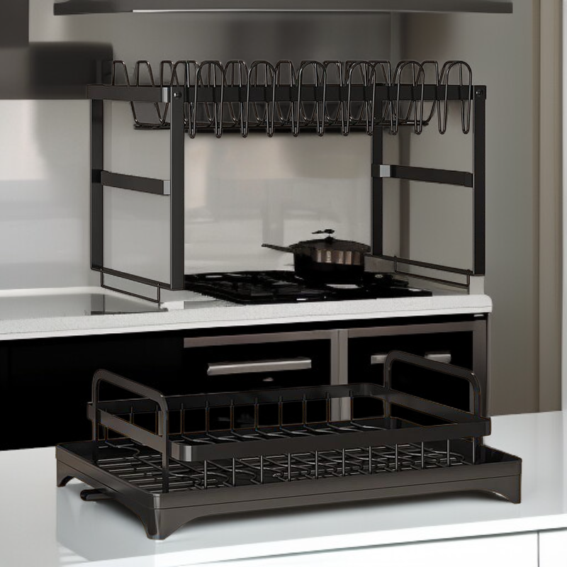 Kitchen Utensil Tray, Sink Bowl Holder, Drain Storage Basket