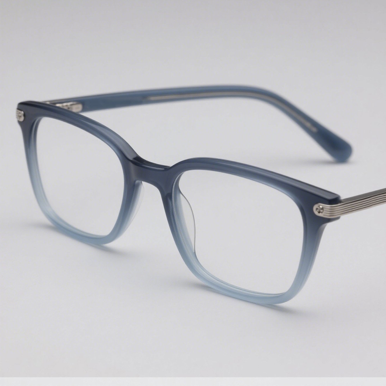 แว่นตากรอบไล่สีฟ้าแฟชั่น