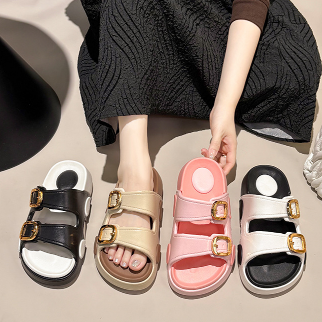 개성 넘치는 디자인 버켄 여성 샌들