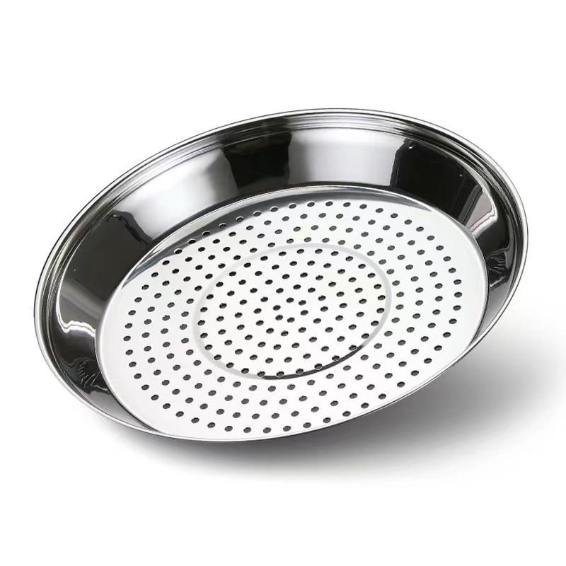 Multi functional circular steaming tray