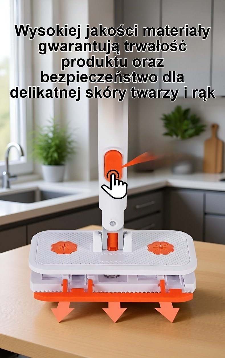 Zbliżenie na klips mopa do ręczników