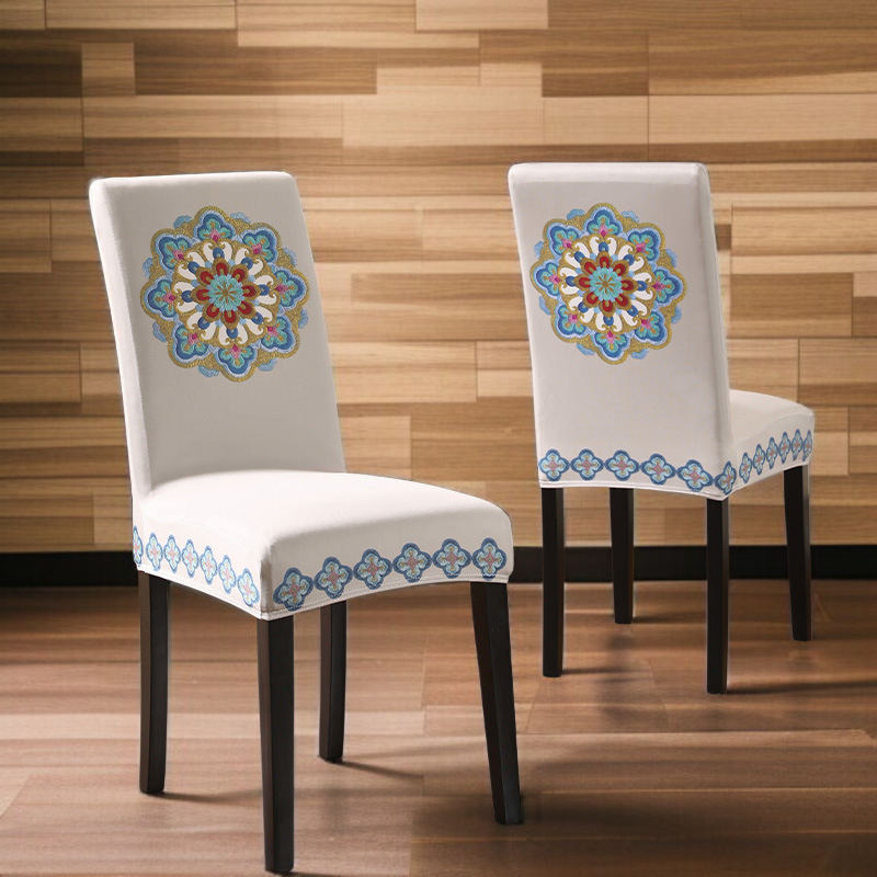 Four Seasons Dining Chair Table Cover Artistic Style High Space Utilization