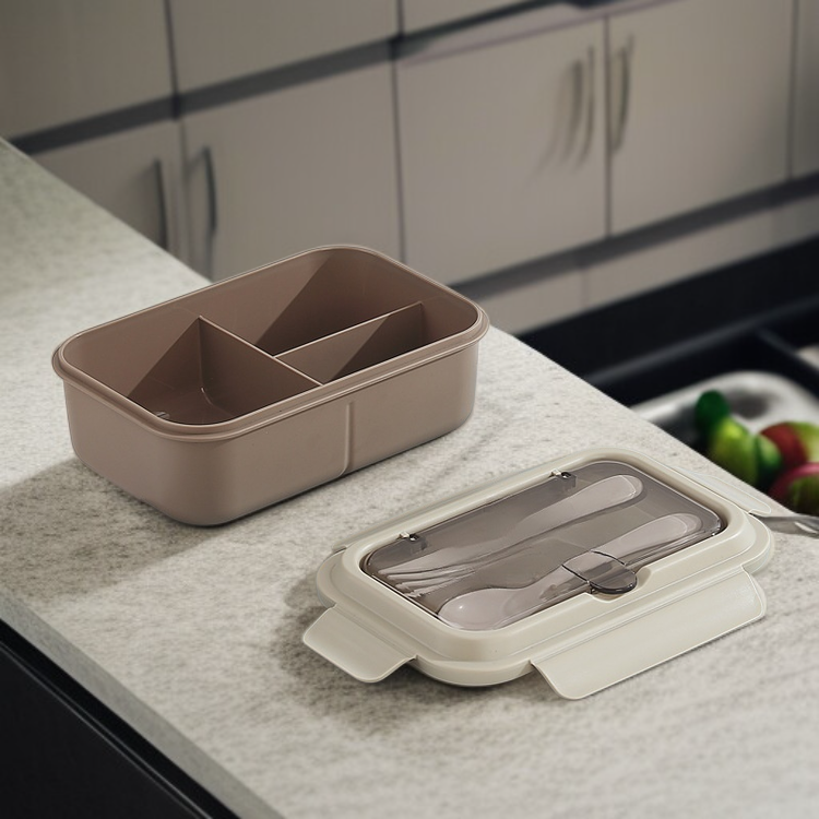 chauffable au micro-ondes, avec fourchette et cuillère