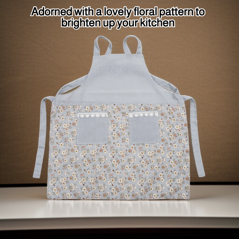 Cute floral kitchen apron