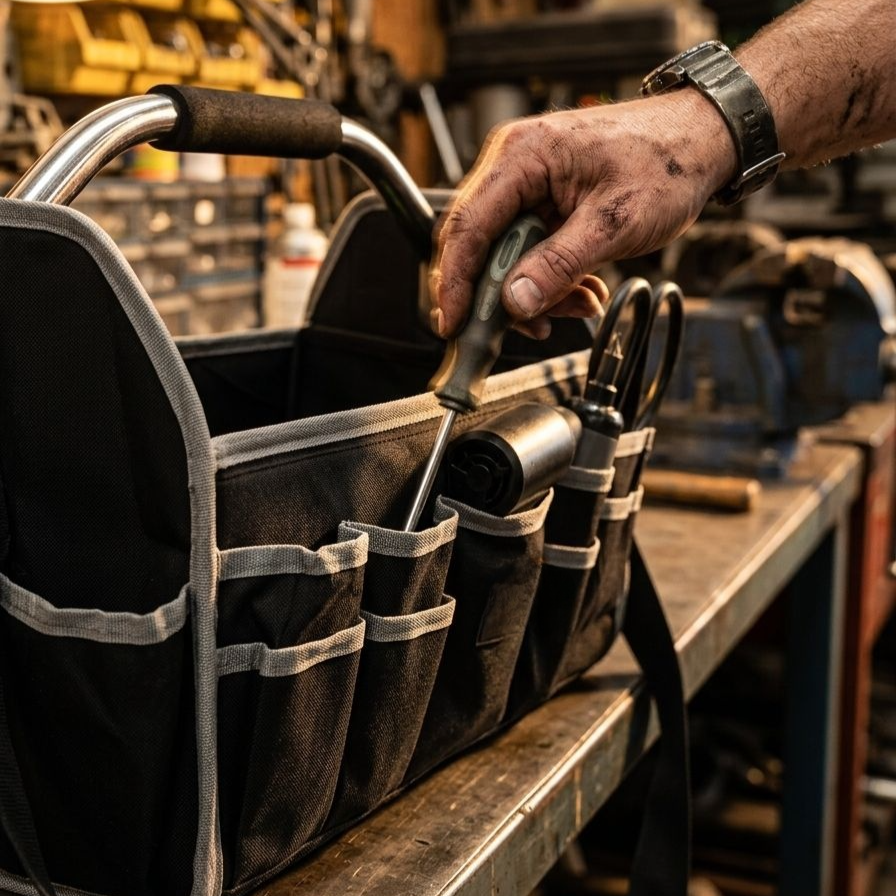 家庭やプロのための万能収納バッグ