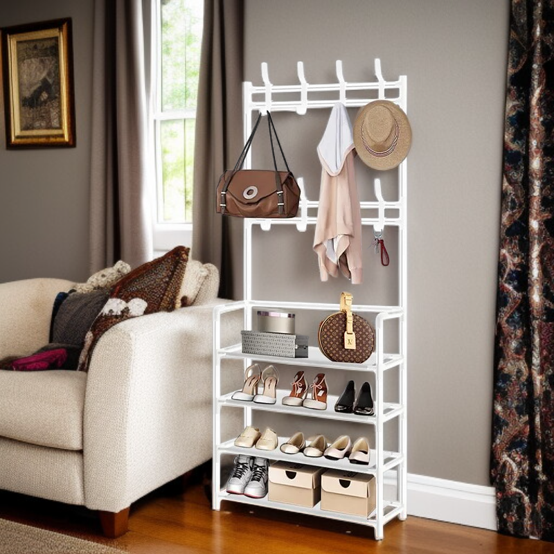 تصميم بسيط لرف الملابس والتخزين