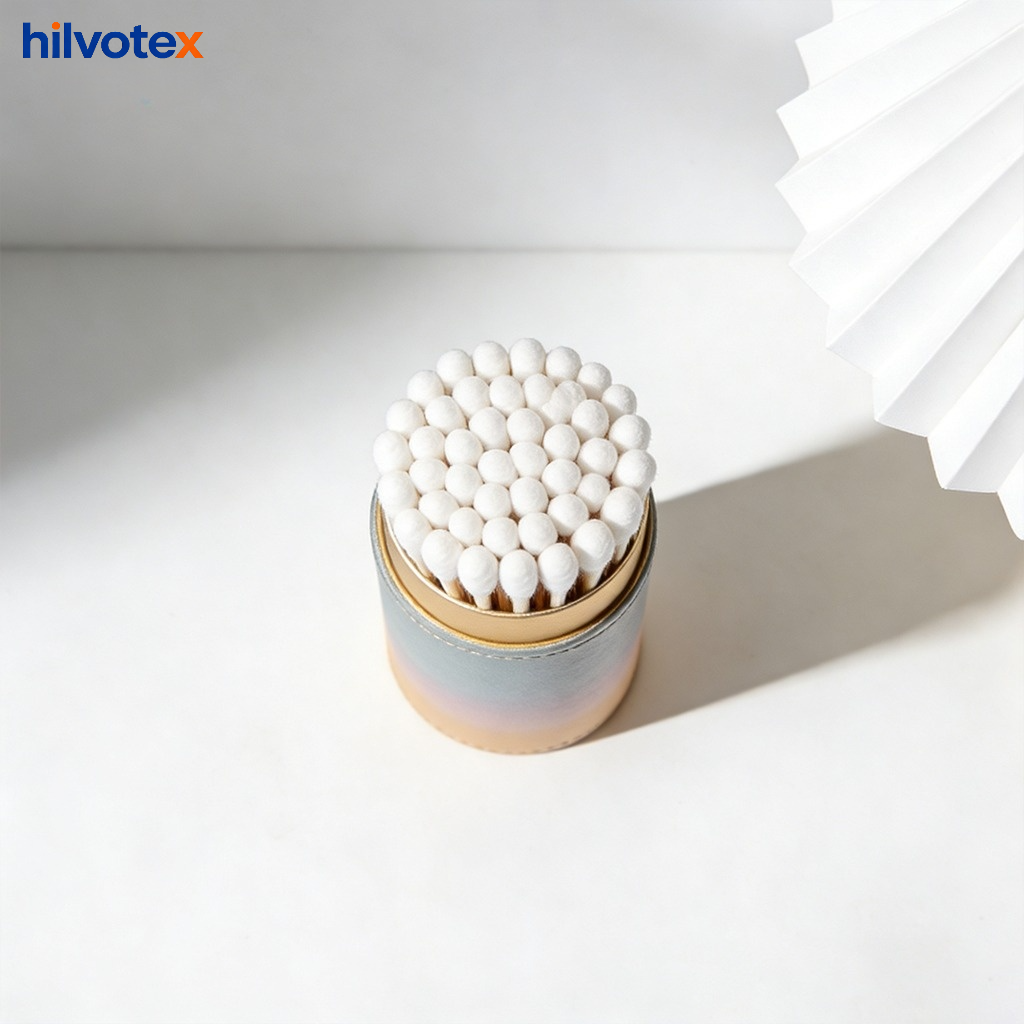 Leather Portable Cotton Swab Holder (5-pack)